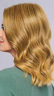 The subtle layers and center part create a modern look