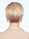 Model is wearing FRIENDSHIP by GABOR in color SS-LIGHT-BLONDE | Light Blonde with Golden Highlights & Dark Brown Roots