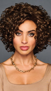 Model is wearing FUN & FUNKY by GABOR in color LIGHT-BROWN | Light Golden Brown with subtle highlights