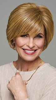 Model is wearing WHIRL in MEDIUM-BLONDE | Chestnut Brown