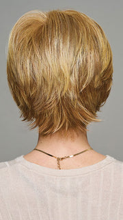 Model is wearing WHIRL in MEDIUM-BLONDE | Chestnut Brown