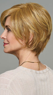 Model is wearing WHIRL in MEDIUM-BLONDE | Chestnut Brown