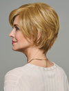 Model is wearing WHIRL in MEDIUM-BLONDE | Chestnut Brown
