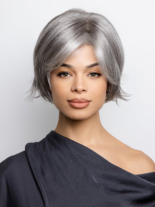 GLENN by Amore in SILVER-STONE | Dark Brown Base with Multi Grey Shades Blended