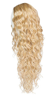 CURLY GIRLIE by Hairdo in SS14/88 GOLDEN WHEAT | Medium Blonde streaked with Pale Gold Blonde highlights and Medium Brown roots