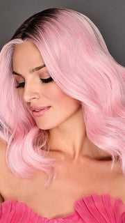The center monofilament part mimics the appearance of hair growing from the scalp
