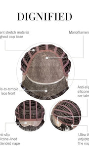 Cap Construction | Lace Front | Monofilament Top | Wefted