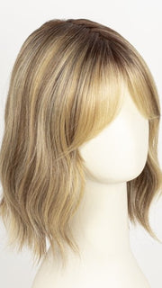 12FS8 SHADED PRALINE | Light Gold Brown, Light Natural Gold Blonde & Pale Natural Gold-Blonde Blend, Shaded with Medium Brown