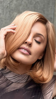 MANDARIN-ROOTED | Light Auburn and Strawberry Blonde Blend with Golden Brown Roots