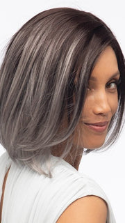 GRAYDIENT-STORM | Dark Brown Roots that Melt into Light Gray and Silver Tones Towards the Ends