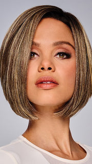 AMARA by Kim Kimble in  MC11SS BUTTER PECAN | Medium Brown with Golden Blonde Highlights
