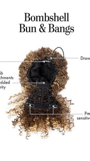 Hair Piece Construction | Drawstring | Comb | Clips