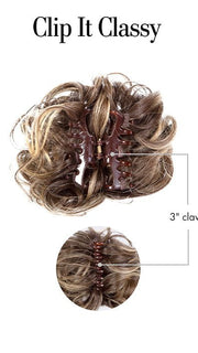 Hairpiece Construction | 3" Claw Clip