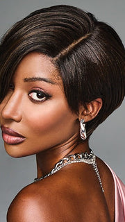 A gorgeous asymmetrical short cut