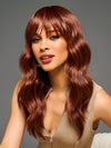 Model is wearing KALIYAH in color MC30/130SS CHERRY COLA | Dark Red with Copper Highlights