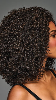 MAKAYLA by Kim Kimble in MC2/4 CHOCOLATE TRUFFLE | Black Evenly Blended with Dark Brown Highlights