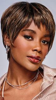 NIA by Kim Kimble in MC2/4 CHOCOLATE TRUFFLE | Black Evenly Blended with Dark Brown Highlights FB MAIN IMAGE
