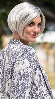 STERLING SHADOW | Medium Salt-and-Pepper Grey with Darker Brown Roots