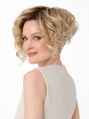 KELSEY by ENVY in color CHAMPAGNE SHADOW | Soft Dark Blonde with Platinum Highlights and Chestnut Roots