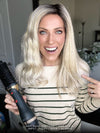 Kristyna @kristynamoore shows her straightened Maya by Envy in Silky Beige using the 3-in-1 Airstyler round brush. Not Dual Voltage -For USA 
Input:12V~ | 900W | 50/60Hz