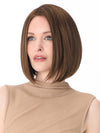 Model is wearing LONDON by ENVY in color MEDIUM-BROWN | Medium Brown with natural highlights
