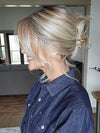 Natalie Gray @vanish.into.thin.hair wearing LORYN by RENE OF PARIS (styled) in color SEA-SALT-BLOND-R | A perfect mixture of cool, icy-blond and warm-dark blond. The rich brown root tone enhances the modern appearance