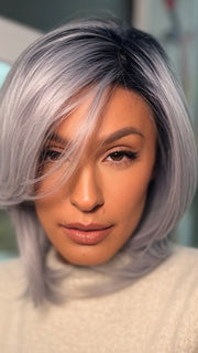 FROZEN-SAPPHIRE | Icy Blue Base with Indigo Black Roots