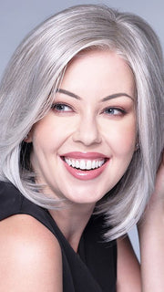 The extended lace front and full monofilament top not only create a realistic appearance but also offer versatile styling