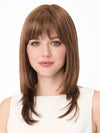 Model is wearing MADISON by ENVY in color LIGHT-BROWN | Light Golden Brown with subtle highlights