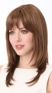 Model is wearing MADISON by ENVY in color LIGHT-BROWN | Light Golden Brown with subtle highlights