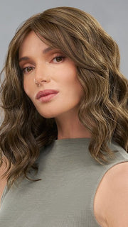 MAEVE by Jon Renau in 8RH14 MOUSSE CAKE | Medium Brown with 33% Medium Natural Blonde Highlights