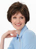 MARITA by ENVY in color AMARETTO CREAM | Dark Brown roots with overall Medium Brown base with Honey Blonde highlights