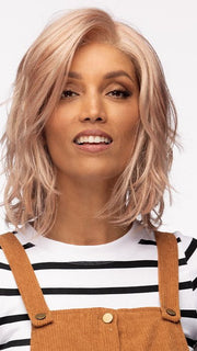 MELLOW by Estetica in SMOKY-ROSE | Platinum Blonde and Rosewood Blend with a Soft Warm Glow