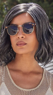 MERRILL by Noriko in ICY-CAVIAR | Off-Black Base with carefully placed White Highlights