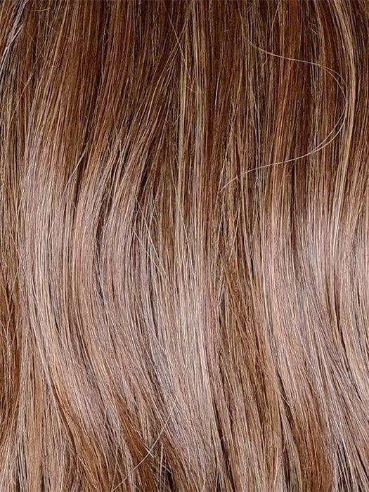 MOCHA WITH CREAM | Light Ash Brown with Caramel Brown and Medium Honey Blonde, Dark Brown Roots