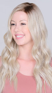 The lace front creates a natural look