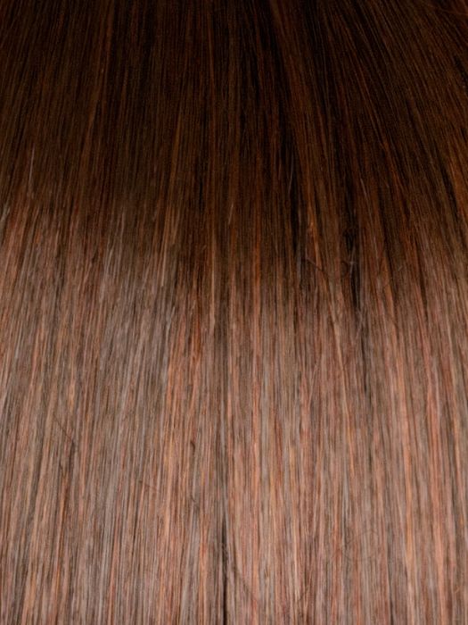 CHERRY-BROWN-R | Medium Rich Brown and Soft Reddish Brown Base with Medium Red Highlights