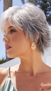 SILVER-STONE | Dark Brown Base with Blend of Multi Grey Shades