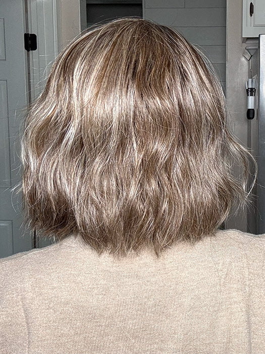 Crystal @crystallhoneycutt wearing NYX by RENE OF PARIS in color TRES CHOCOLATE R | Carefully placed White, Medium, and Dark Chocolate tones completed with a Dark Brown Root. This color is perfect for both Blond and Brown enthusiasts