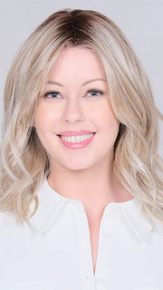 PEERLESS 14 by BelleTress in BUTTERBEER BLONDE | Cool Light Blonde, Light Ash Blonde, and Golden Blonde with Medium Brown Roots PPC MAIN IMAGE