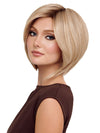Model is wearing POISED by TressAllure in color 19/23/R12 | A beautiful blend of Platinum Blonde and Pale Golden Blonde, shaded with Dark roots
