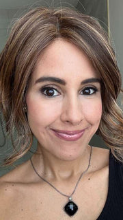 Lorena @faux.hurr.lifee wearing LOS ANGELES by BELLETRESS in color MOCHA MAPLE BROWN | A mix of Dark Brown, Medium Brown, Light Auburn, Medium Strawberry
