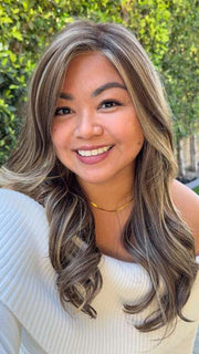 Arlah and Katrina @wearethehairsis wearing MODEL MODE by RAQUEL WELCH WIGS in color RL9/24SS ICED CAFÉ LATTE | Dark Brown shaded with Golden Brown
