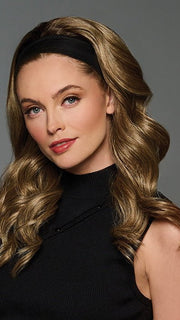 Simply slip the stretch hairband over your head, position it on your scalp, and strut out with your new ‘do