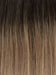 RH10/20SS SHADED BUTTERED WALNUT | Rich Medium Brown with subtle Golden Brown Highlights, shaded with pale blonde highlights from dark roots to ends 