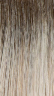RH18/23SS SHADED GLAZED BISCUIT | Ash Blonde with Cool Platinum Blonde hightlights from dark roots to ends