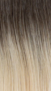 RH22/26SS SHADED FRENCH VANILLA | Platinum Blonde with Medium Blonde Highlights from dark roots to ends