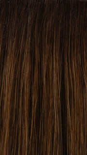 RH6/30SS SHADED CHOCOLATE COPPER | Medium Brown with Medium Auburn highlights from dark roots to ends