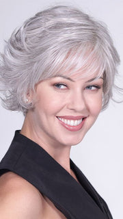 Model is wearing ROMA by BELLETRESS in color OYSTER-GRAY OYSTER GRAY | A mixture of Lightest Gray and a hint of White