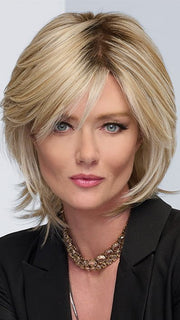 RL19/23SS SHADED BISCUIT | Light Ash Blonde Evenly Blended with Cool Platinum Blonde with Dark Roots
